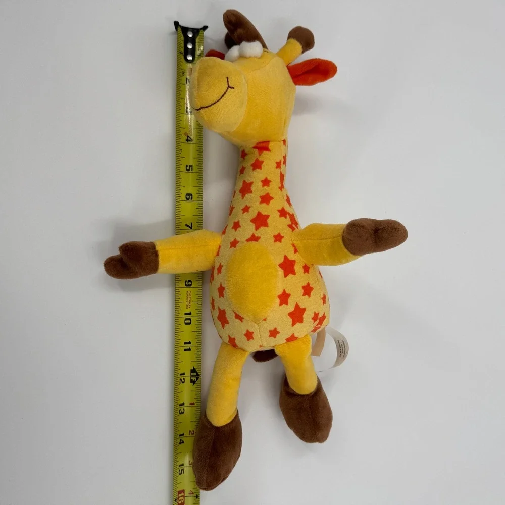 Geoffrey the Giraffe Plush‎ Toy Stuffed Animal Yellow Star Pattern Soft